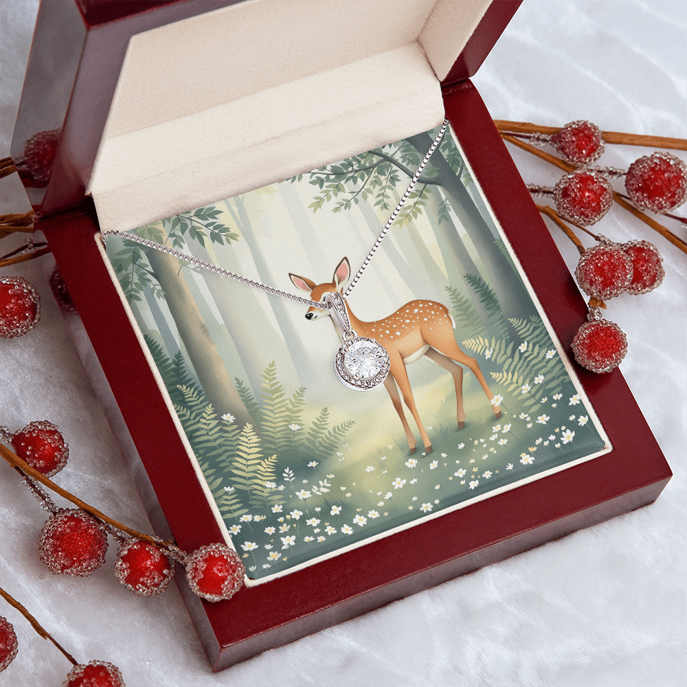 To My Daughter Necklace - Gentle Fawn