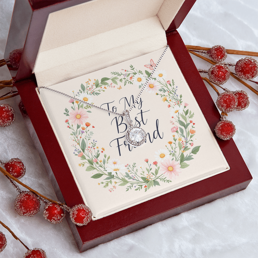 To My Best Friend Necklace - Wildflower Wishes