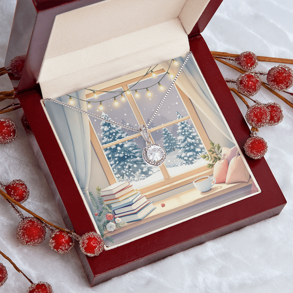 To My Daughter Necklace - Cozy Winter Nights