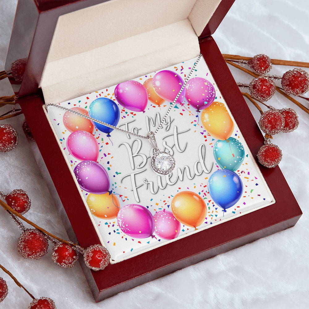 To My Best Friend Necklace - Celebration Time
