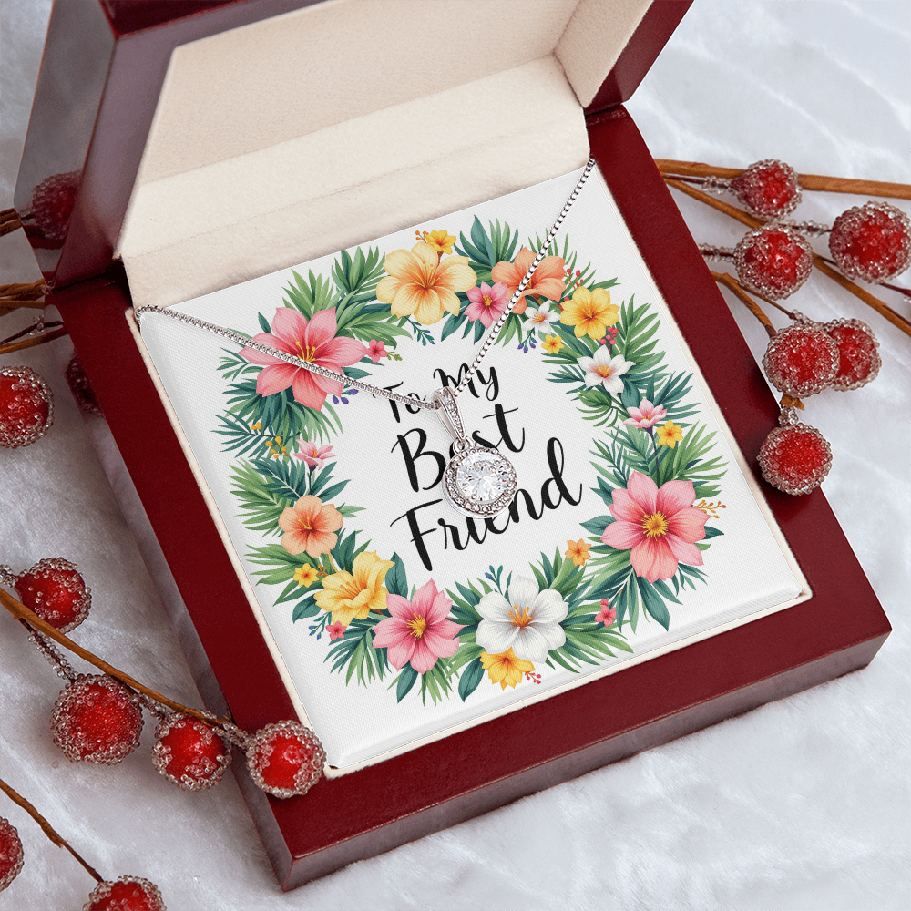 To My Best Friend Necklace - Tropical Vibes