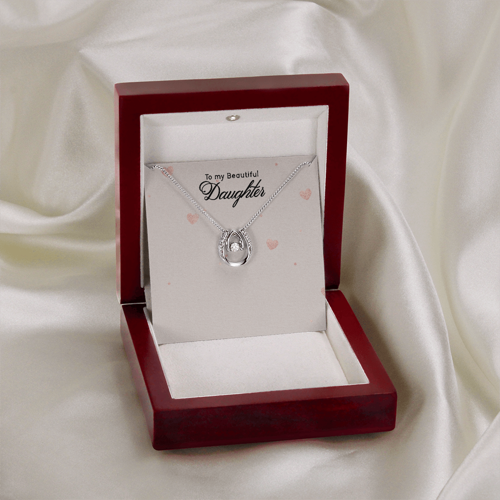 To My Daughter Necklace