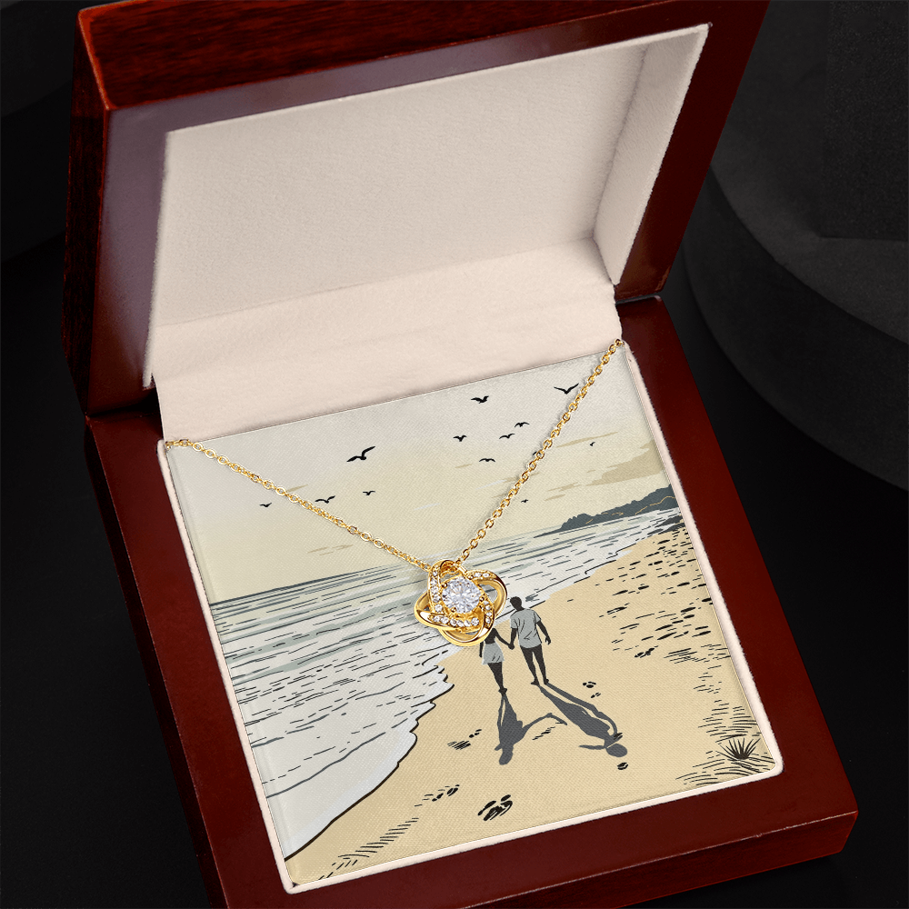 Love Knot Necklace - Sunset Beach Walk