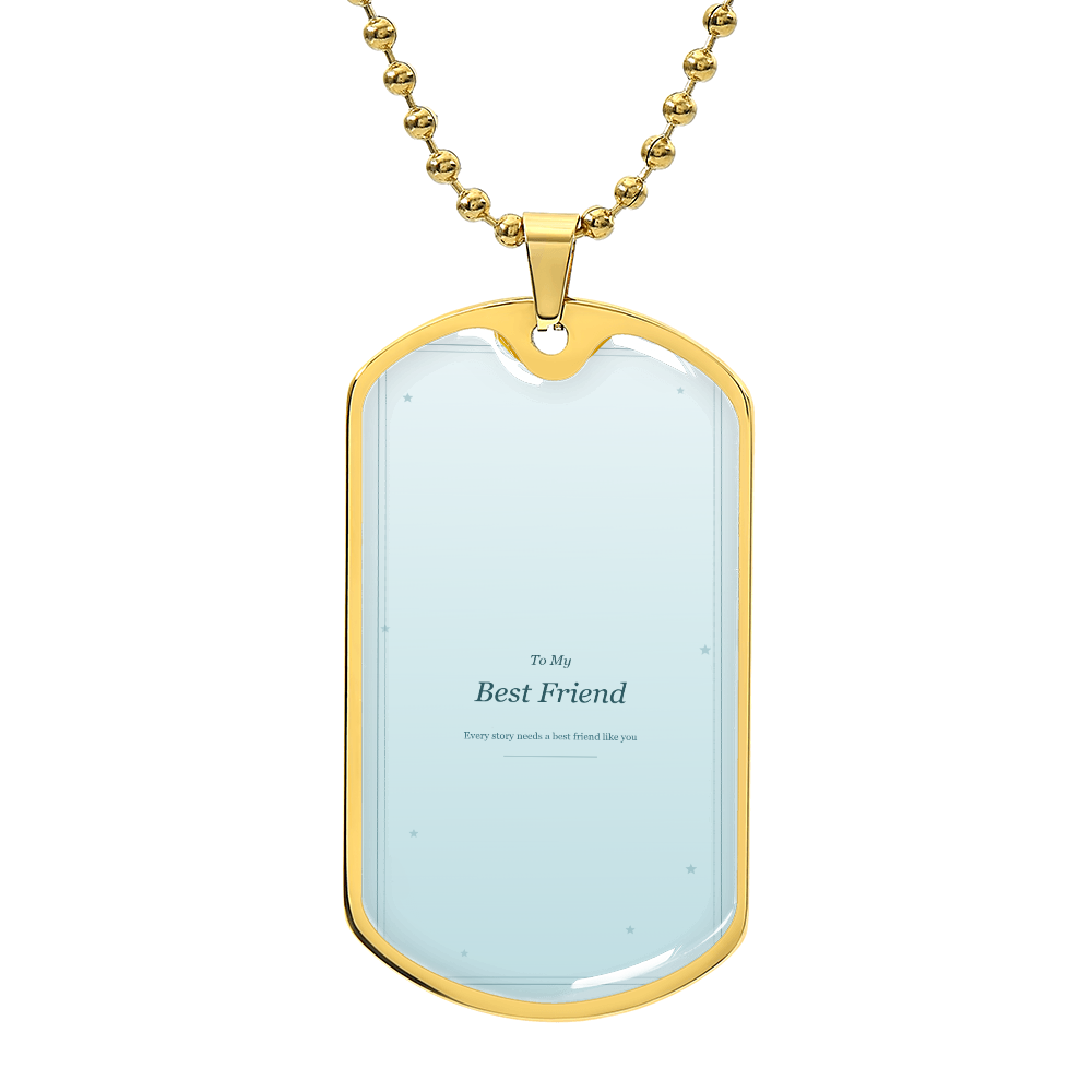 Luxury Graphic Dog Tag - To My Best Friend