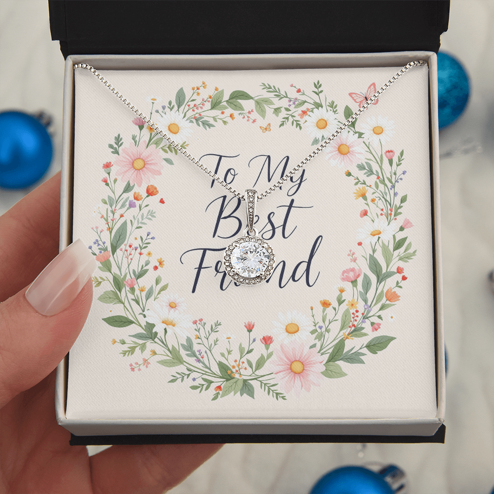 To My Best Friend Necklace - Wildflower Wishes