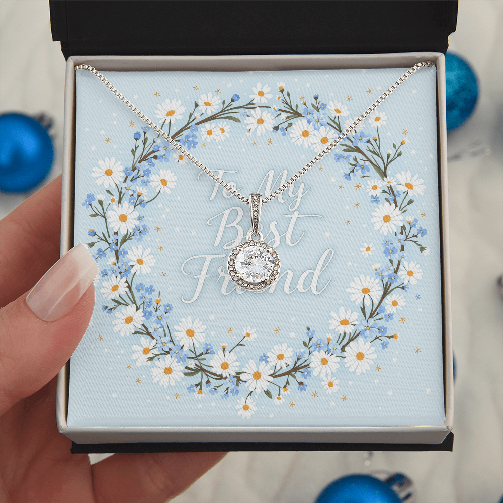 To My Best Friend Necklace - Forget Me Not