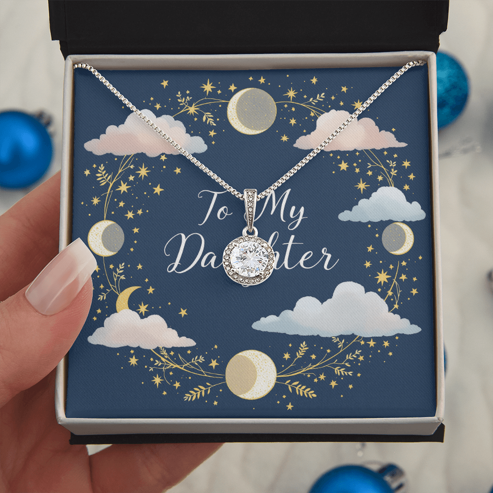 To My Daughter Necklace - Moonlit Dreams