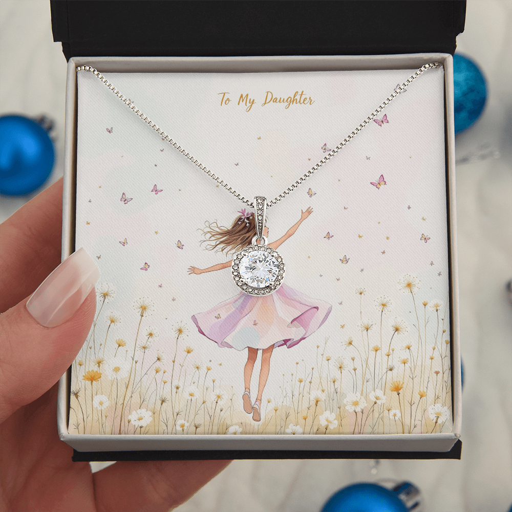 To My Daughter Necklace - Dandelion Dreams