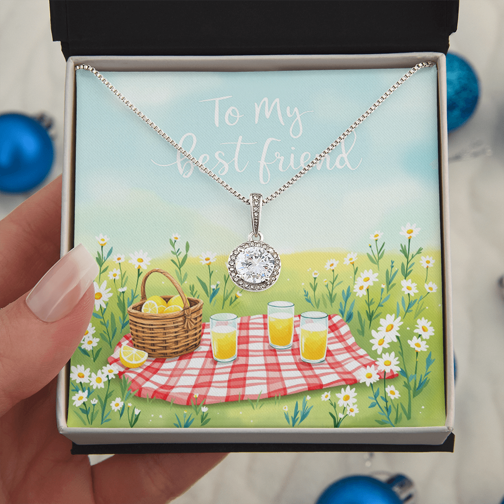 To My Best Friend Necklace - Sunny Picnic Days