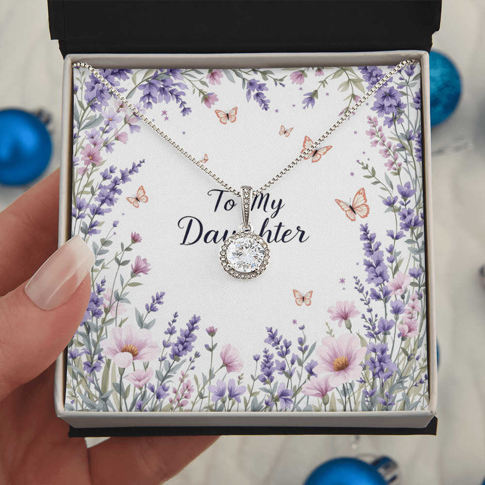 To My Daughter Halskette - Lavendelträume