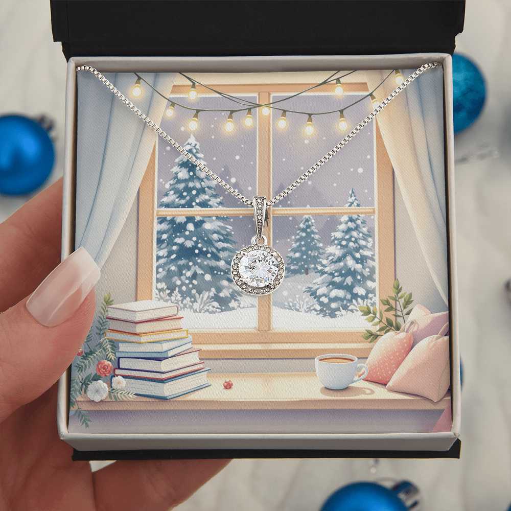 To My Daughter Necklace - Cozy Winter Nights