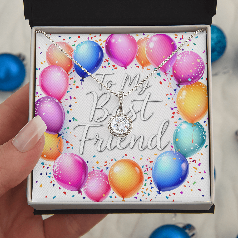 To My Best Friend Necklace - Celebration Time