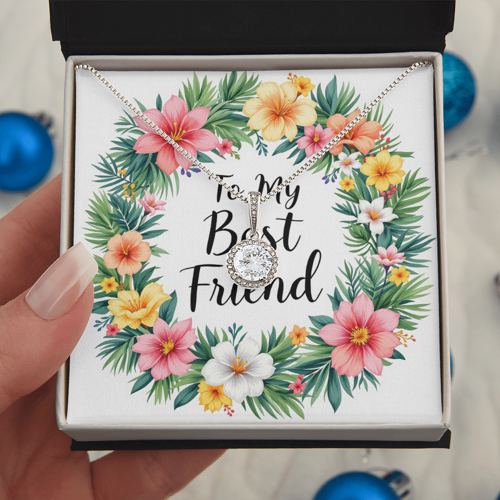 To My Best Friend Necklace - Tropical Vibes