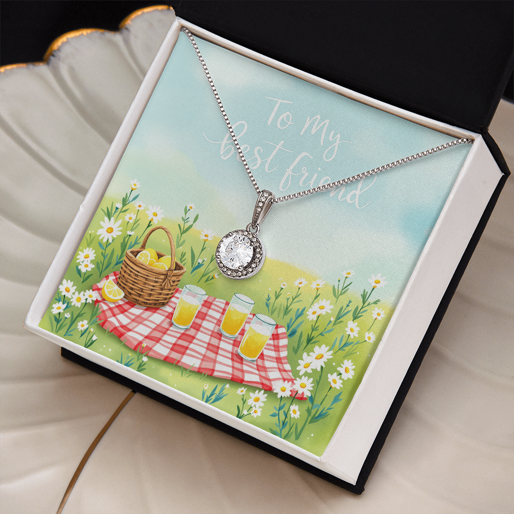 To My Best Friend Necklace - Sunny Picnic Days