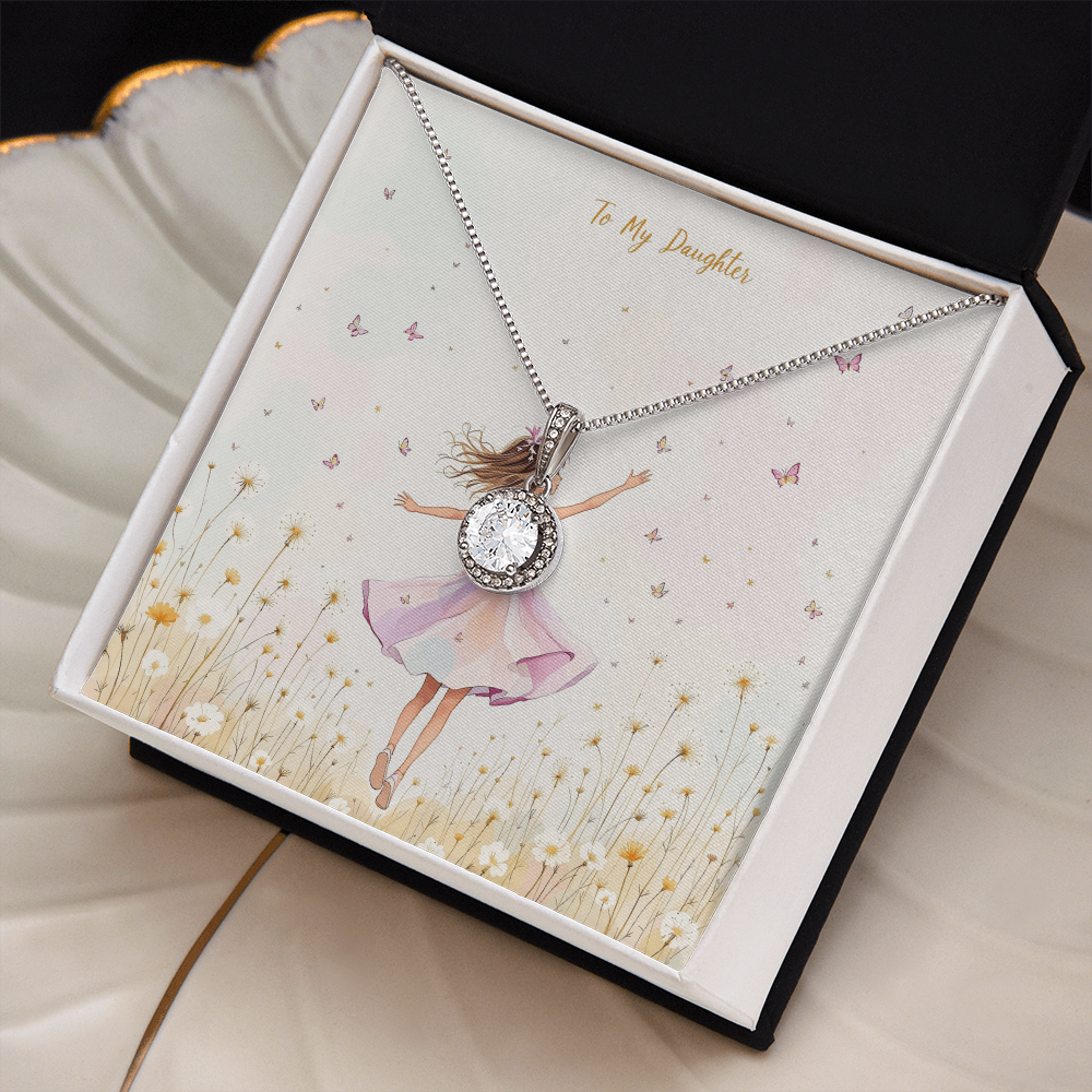 To My Daughter Necklace - Dandelion Dreams