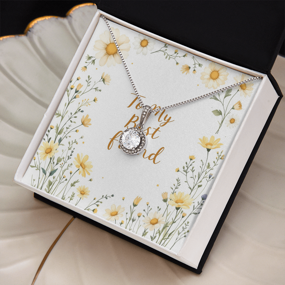 To My Best Friend Necklace - Daisy Chain