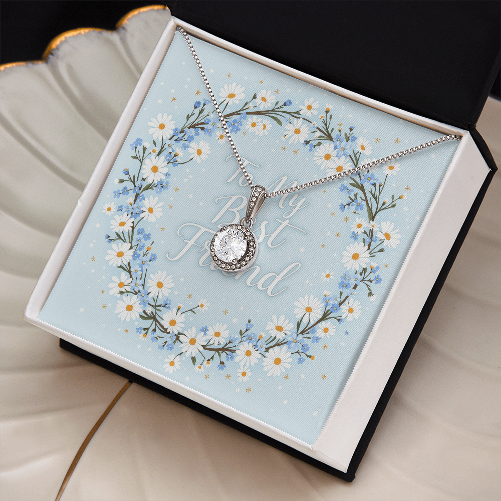 To My Best Friend Necklace - Forget Me Not