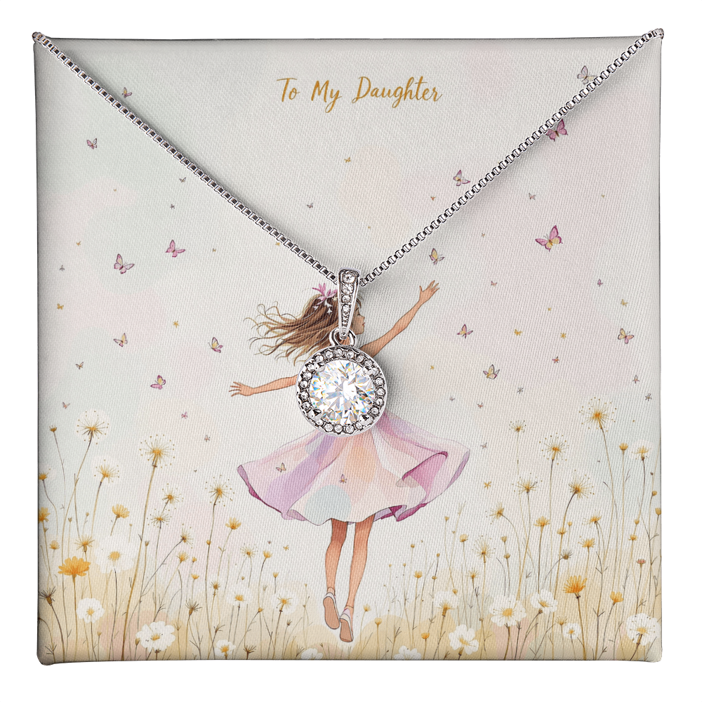 To My Daughter Necklace - Dandelion Dreams