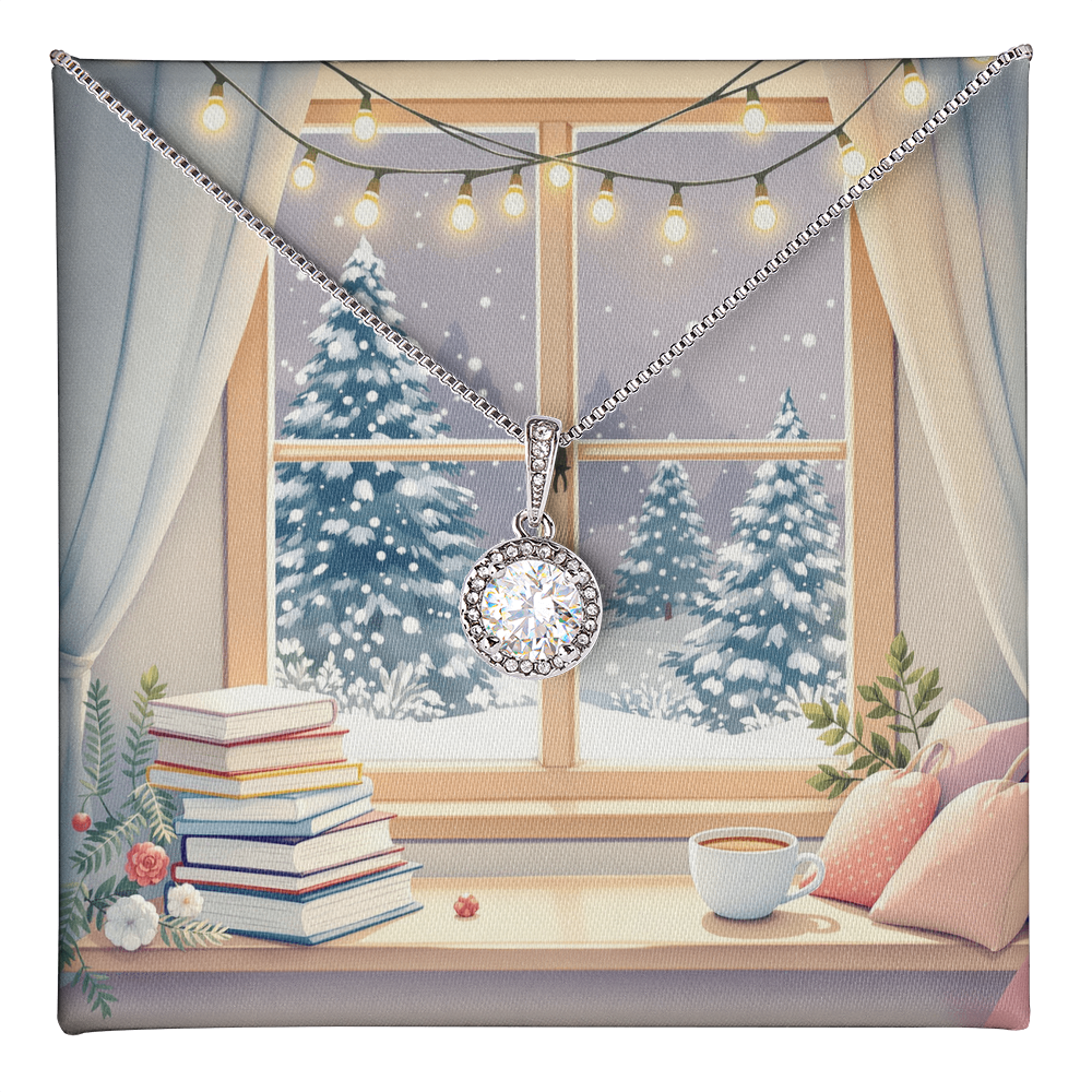 To My Daughter Necklace - Cozy Winter Nights