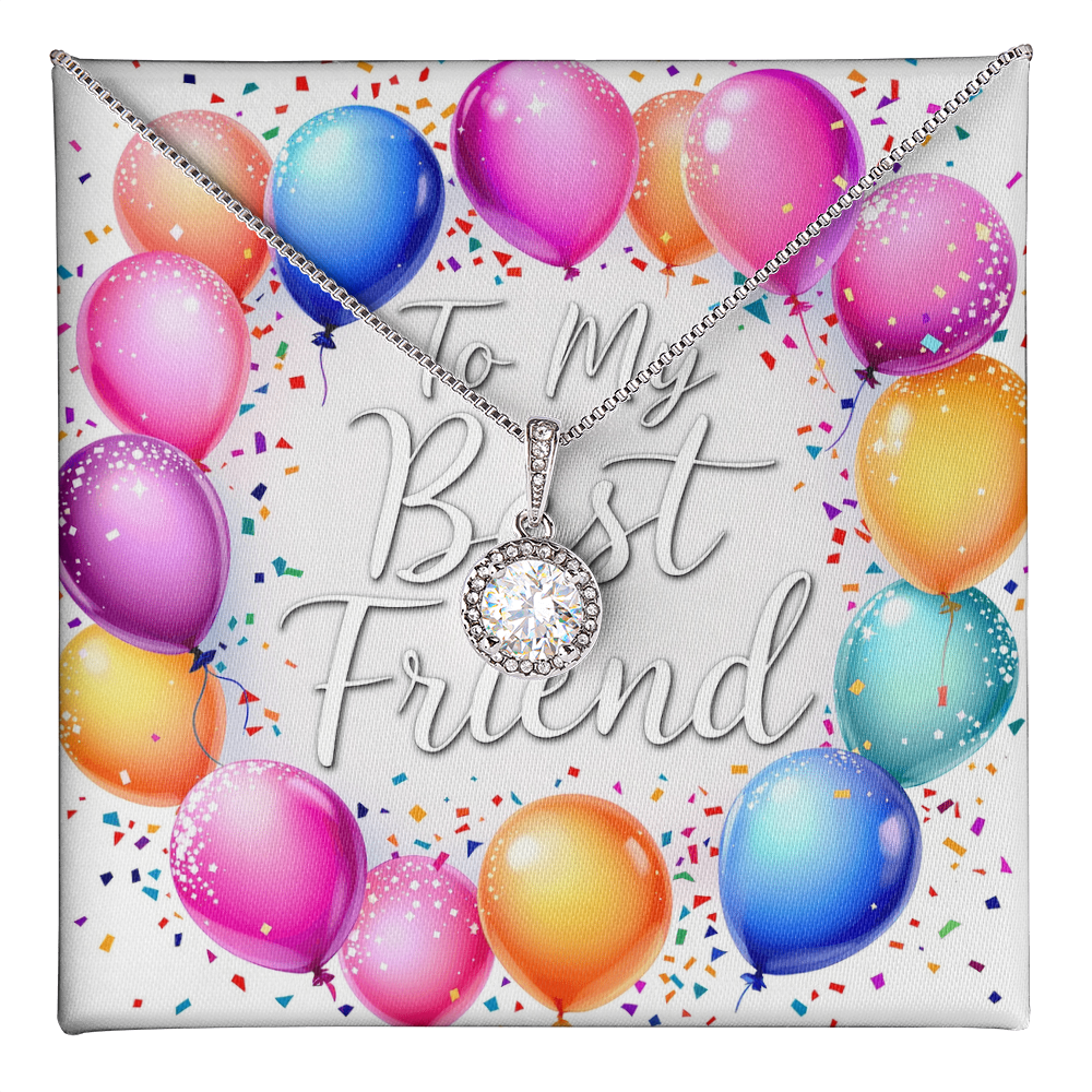 To My Best Friend Necklace - Celebration Time
