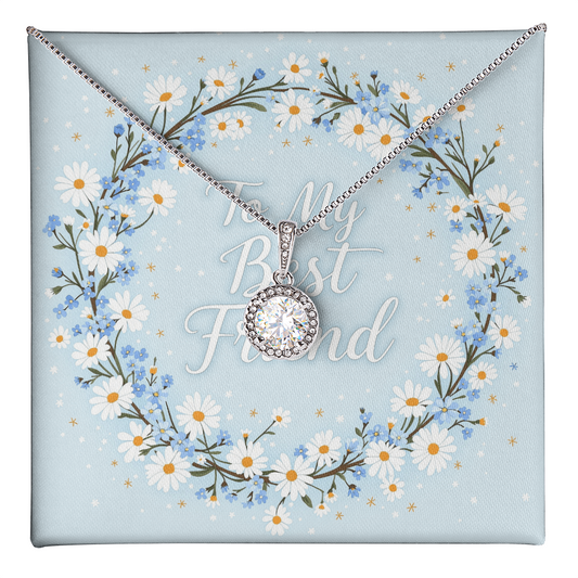 To My Best Friend Necklace - Forget Me Not