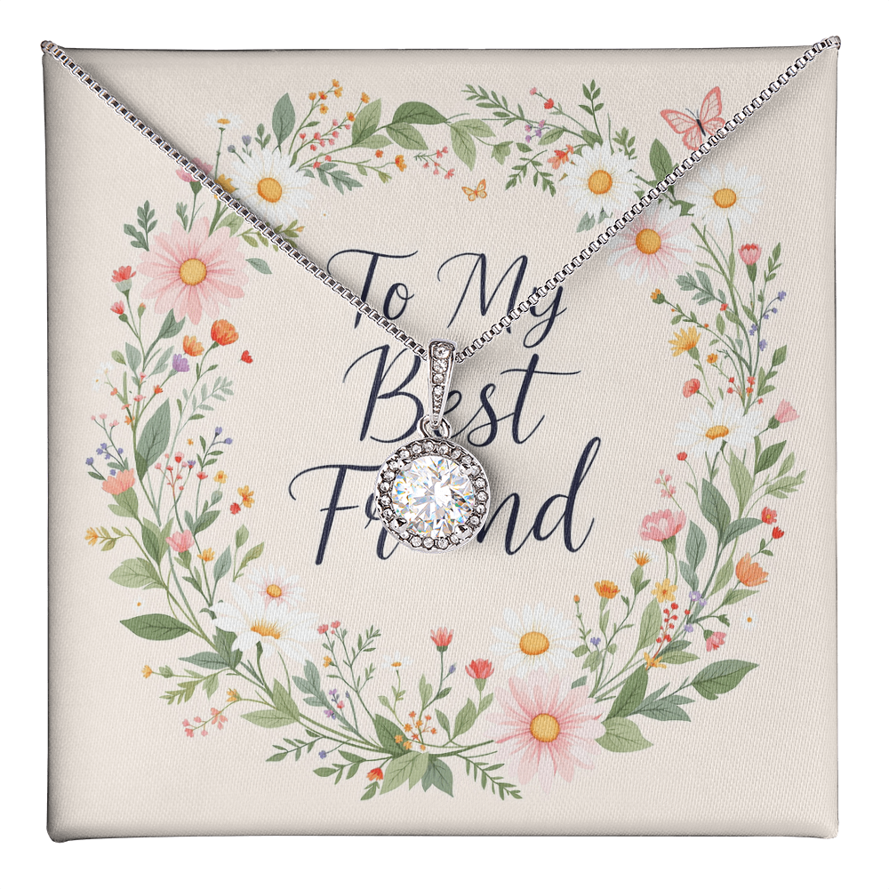 To My Best Friend Necklace - Wildflower Wishes