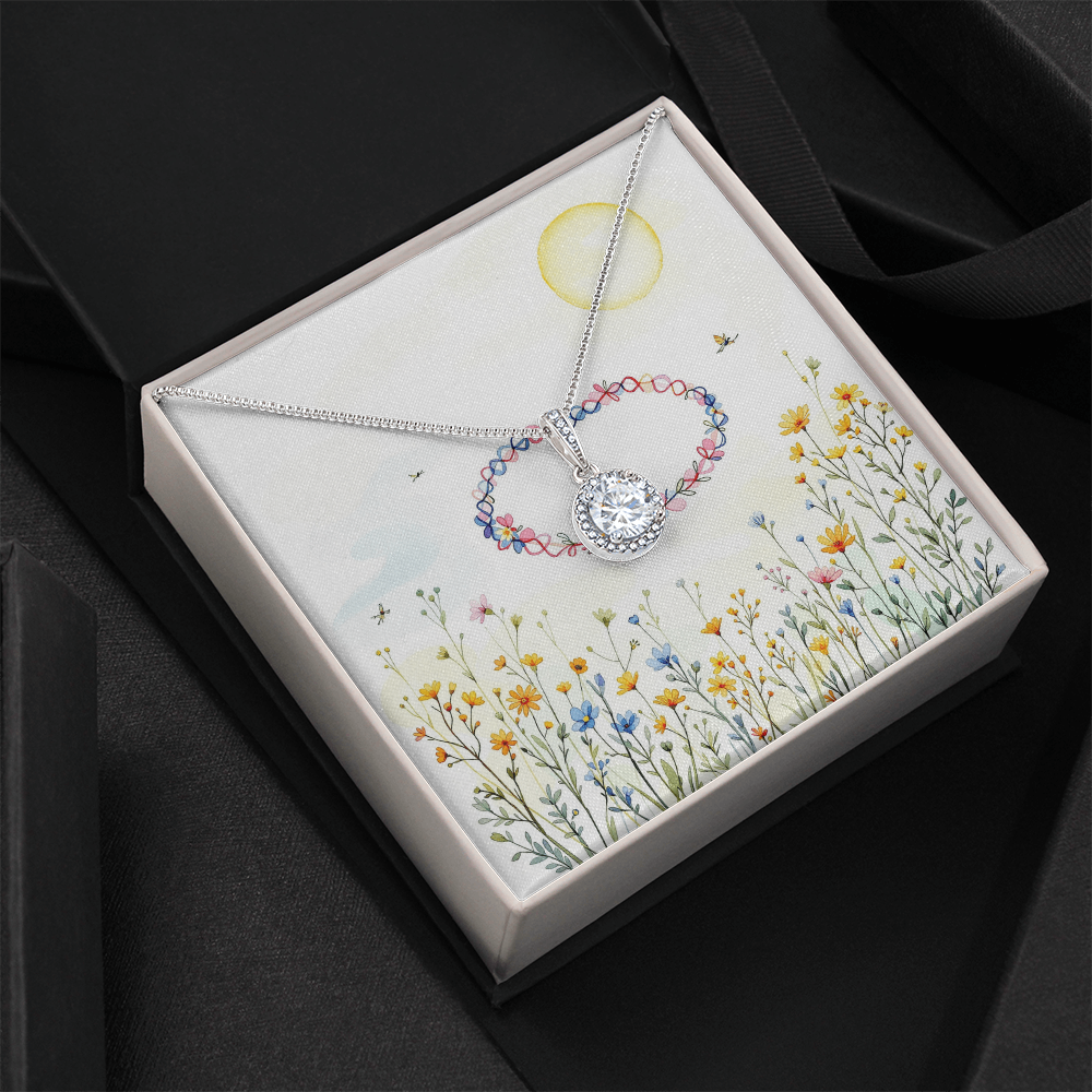 To My Best Friend Necklace - Wildflower Meadow