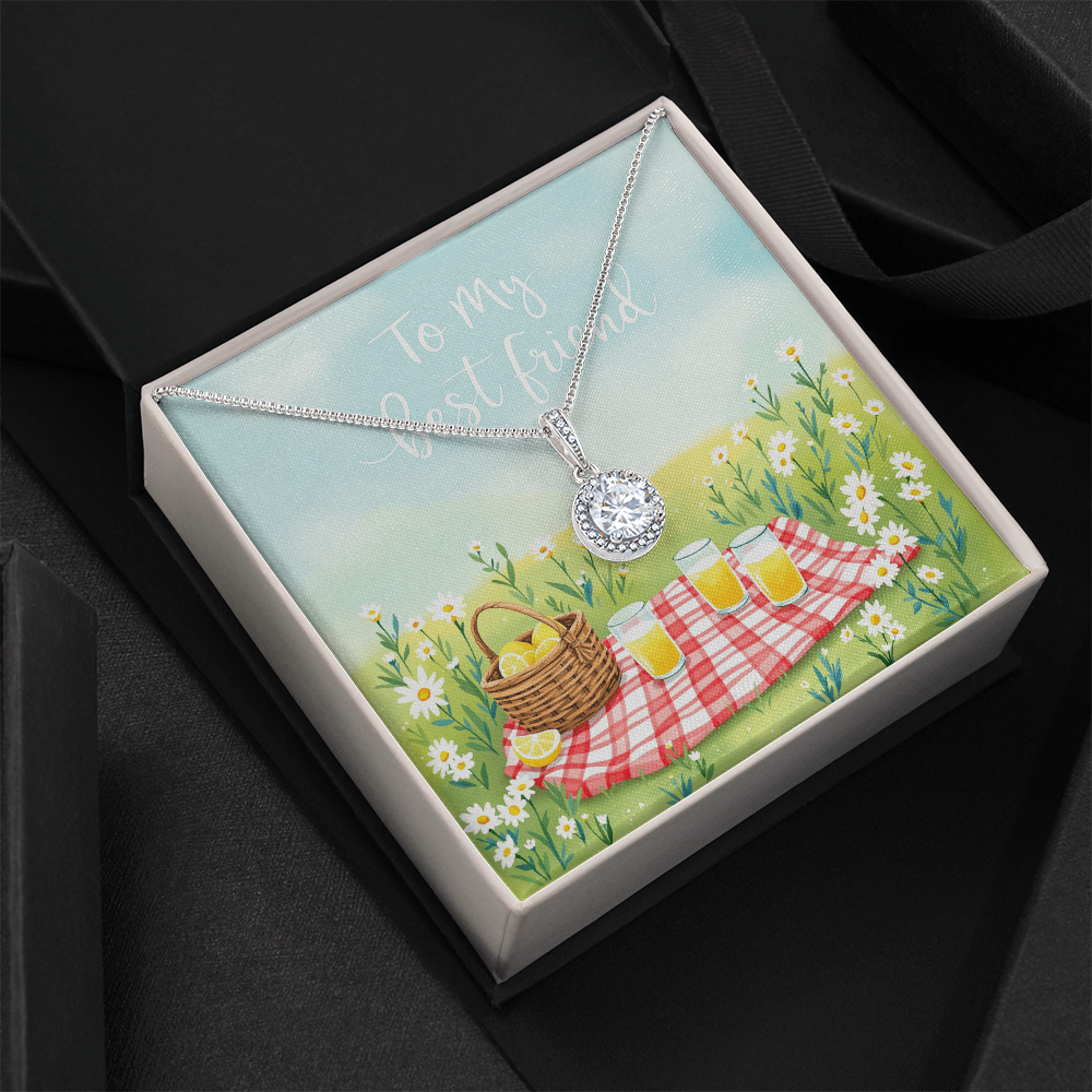To My Best Friend Necklace - Sunny Picnic Days