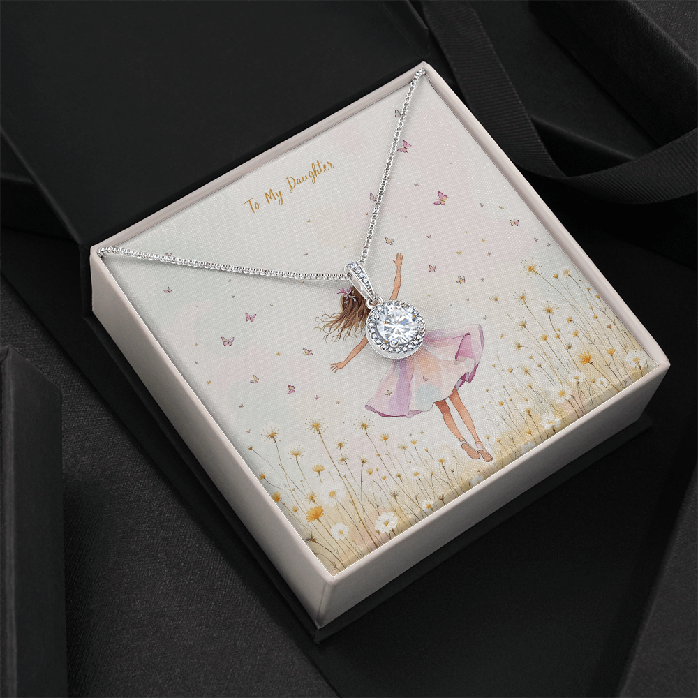 To My Daughter Necklace - Dandelion Dreams