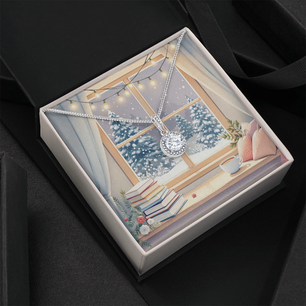 To My Daughter Necklace - Cozy Winter Nights