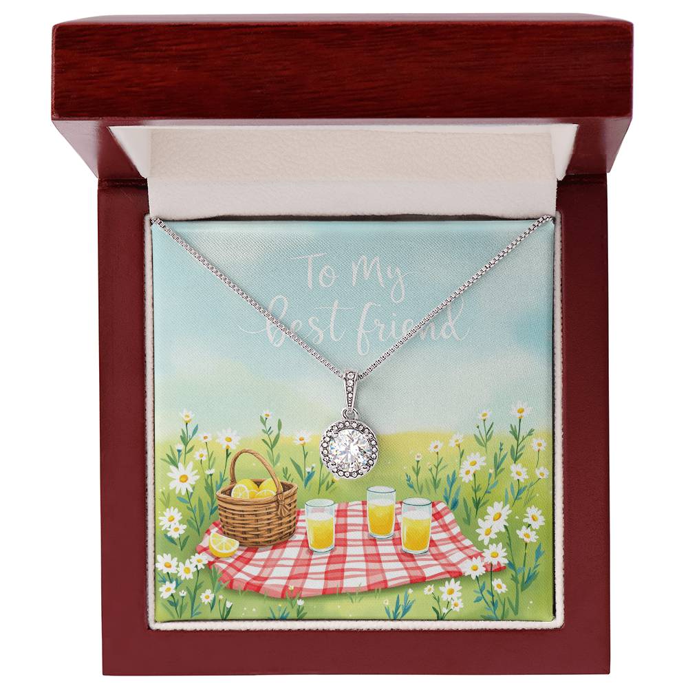 To My Best Friend Necklace - Sunny Picnic Days