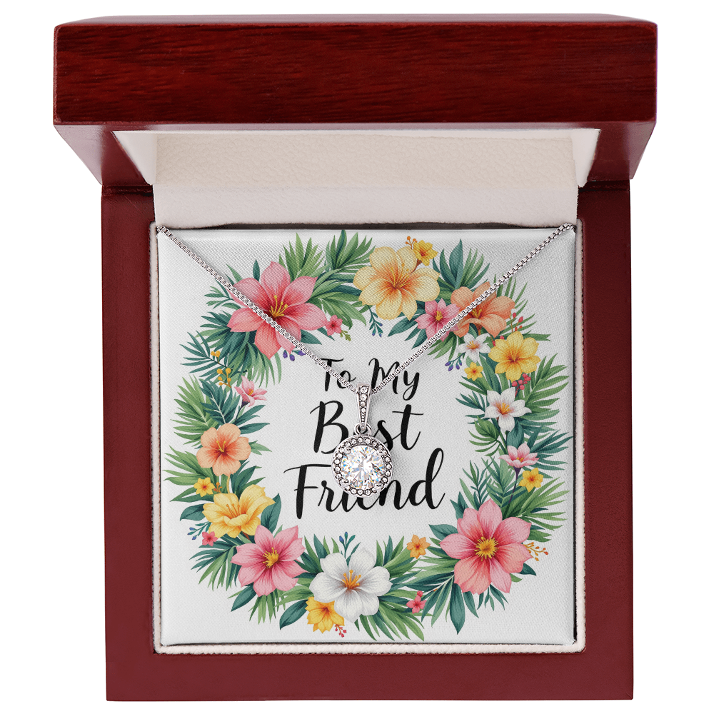 To My Best Friend Necklace - Tropical Vibes