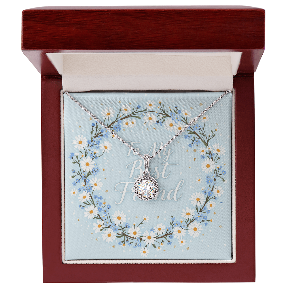 To My Best Friend Necklace - Forget Me Not