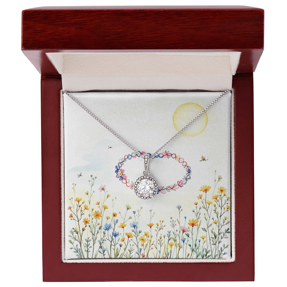 To My Best Friend Necklace - Wildflower Meadow