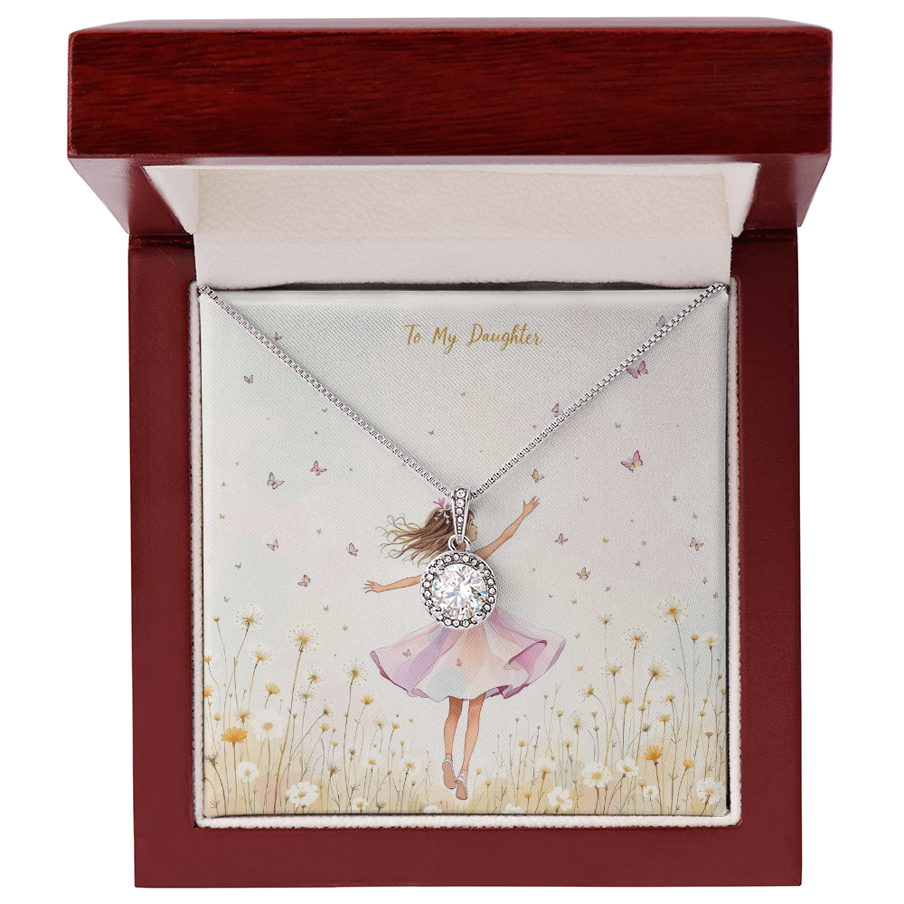 To My Daughter Necklace - Dandelion Dreams