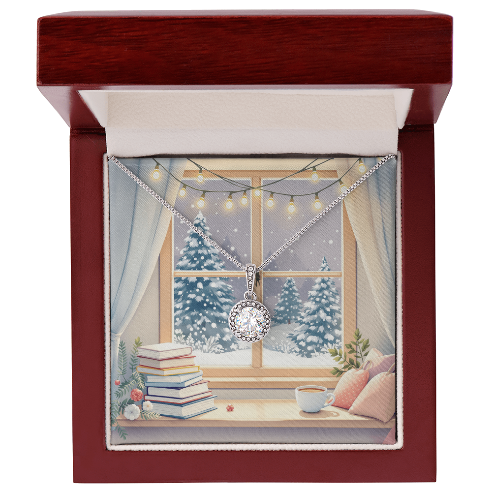 To My Daughter Necklace - Cozy Winter Nights