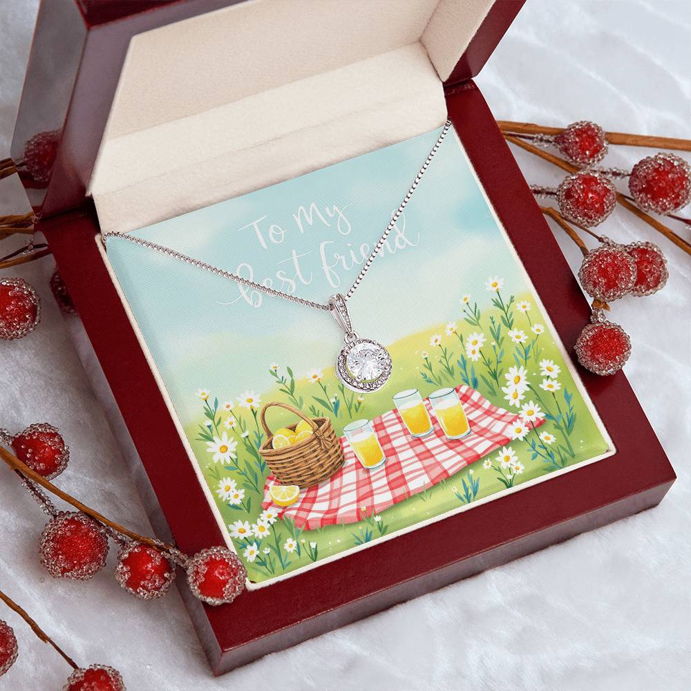 To My Best Friend Necklace - Sunny Picnic Days