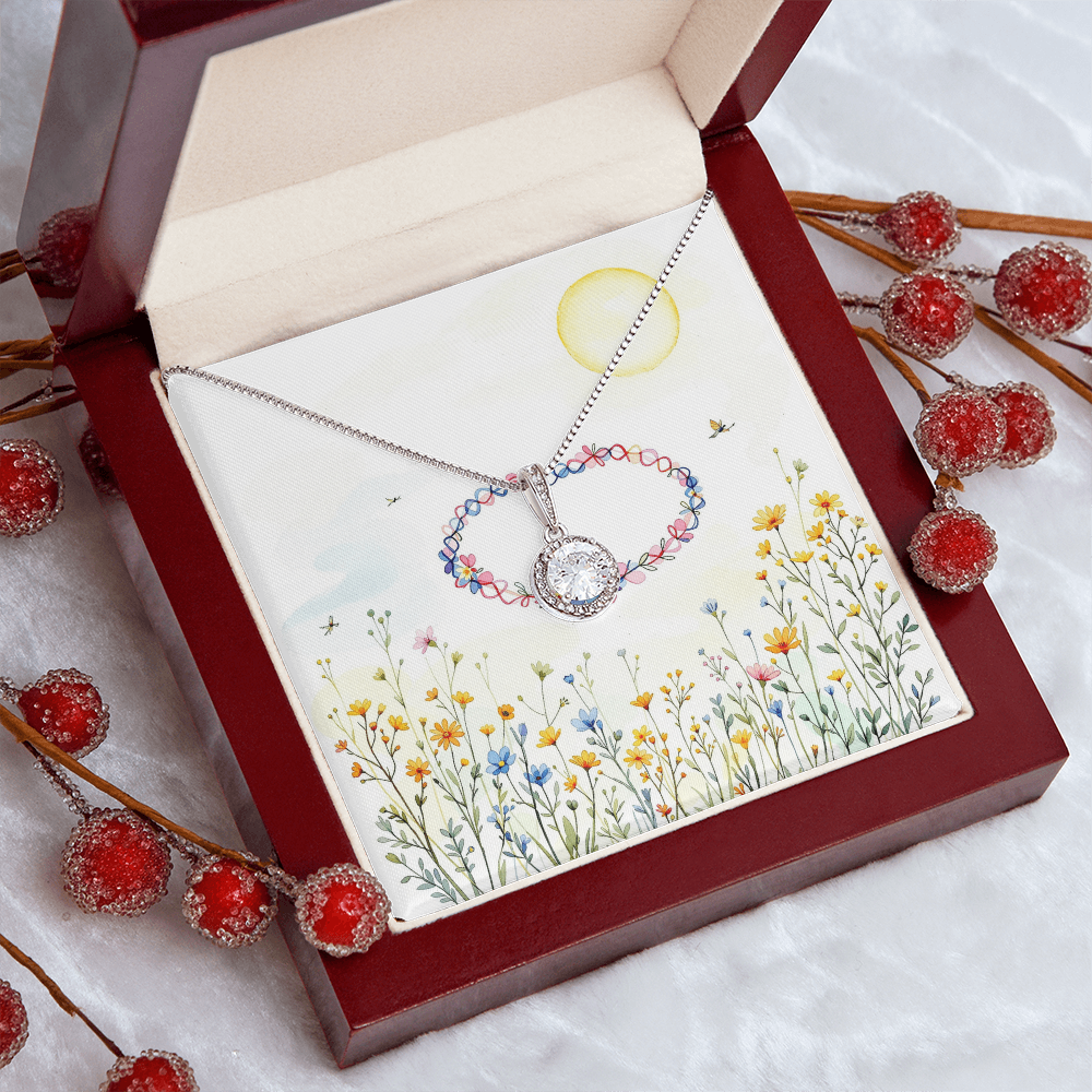 To My Best Friend Necklace - Wildflower Meadow