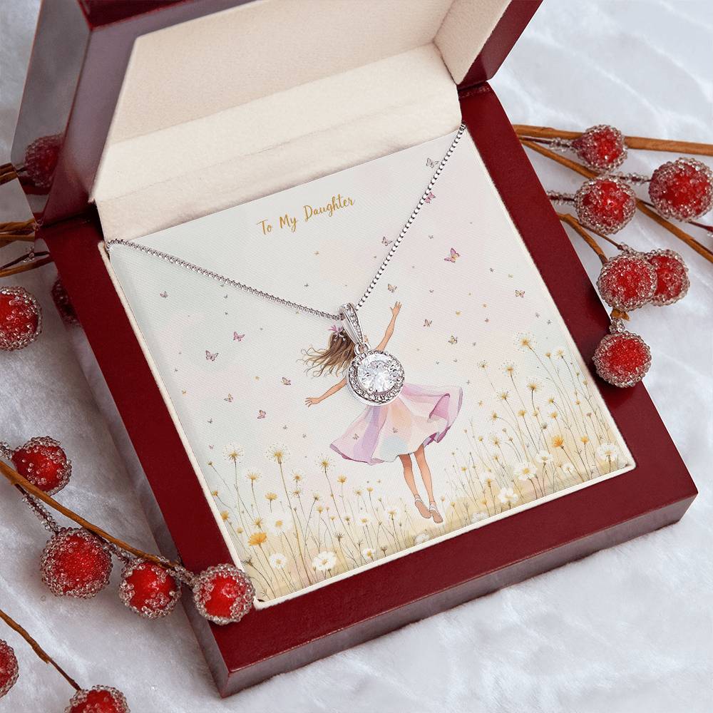 To My Daughter Necklace - Dandelion Dreams