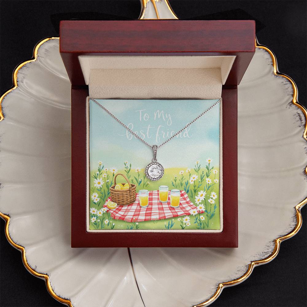 To My Best Friend Necklace - Sunny Picnic Days
