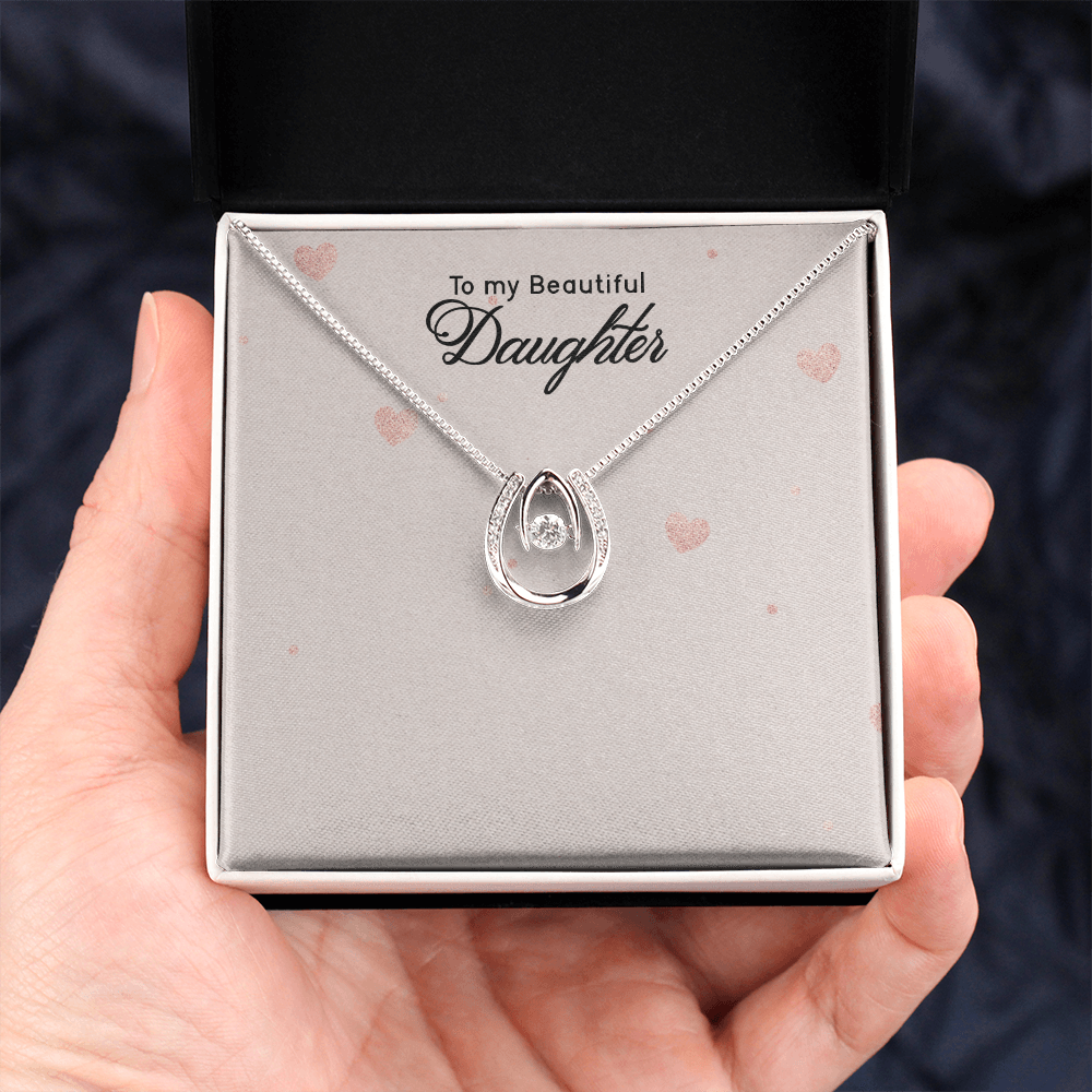 To My Daughter Necklace