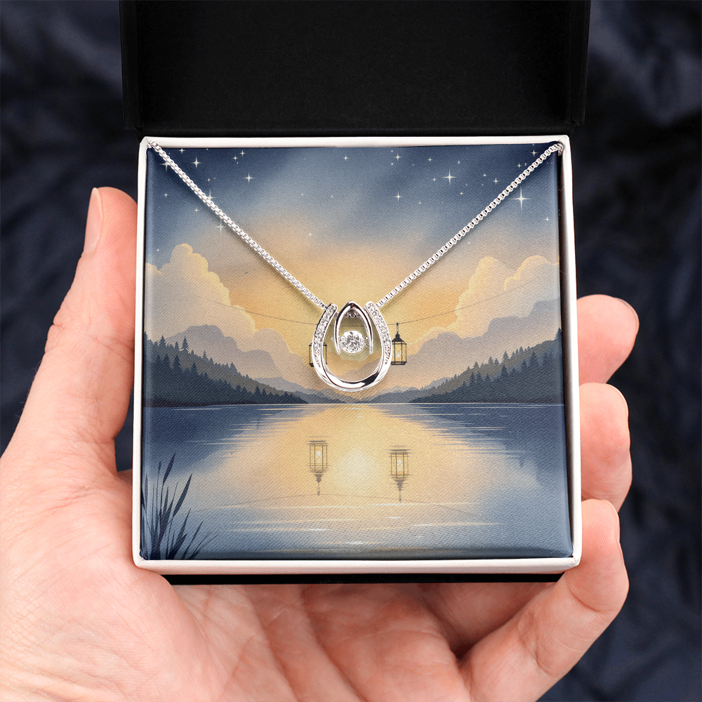 To My Soulmate Necklace - Lanterns at Twilight