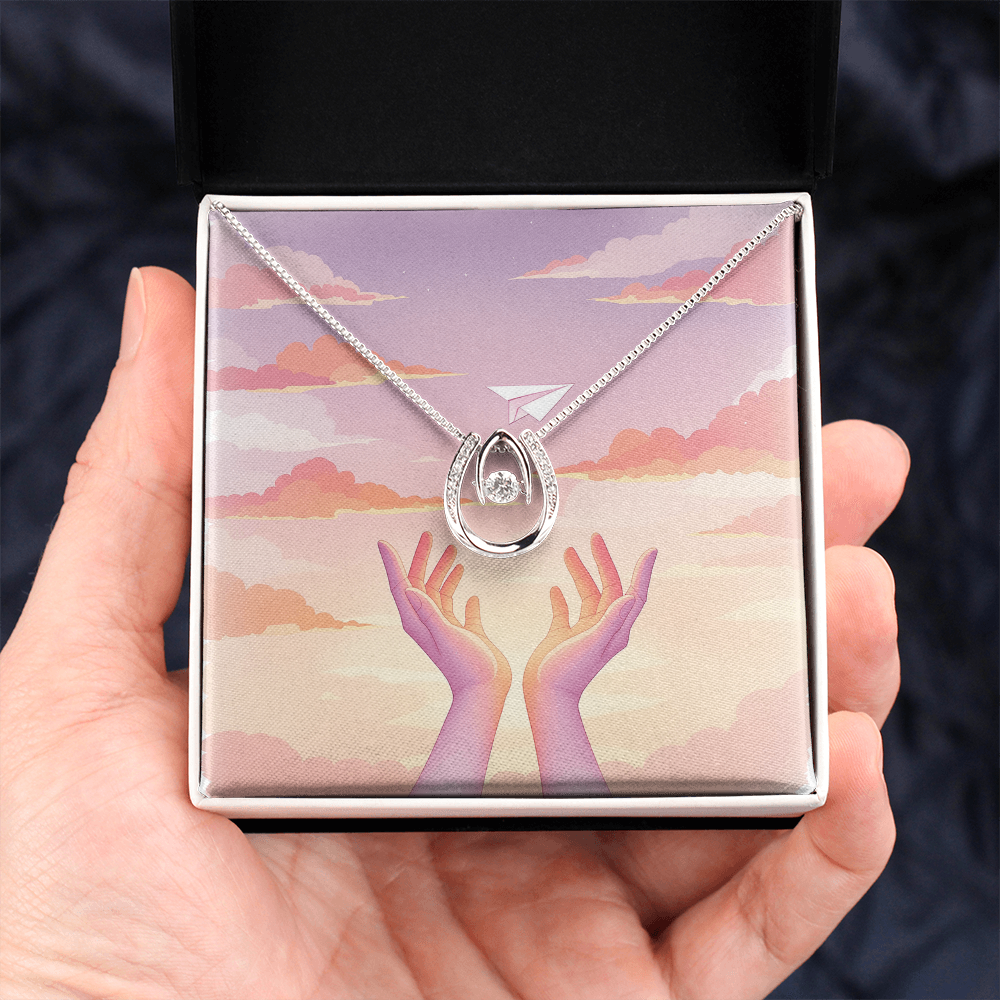 To My Soulmate Necklace - Paper Plane Wishes