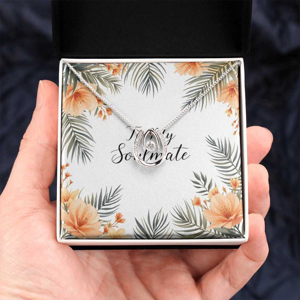 To My Soulmate Necklace - Sunset Promise