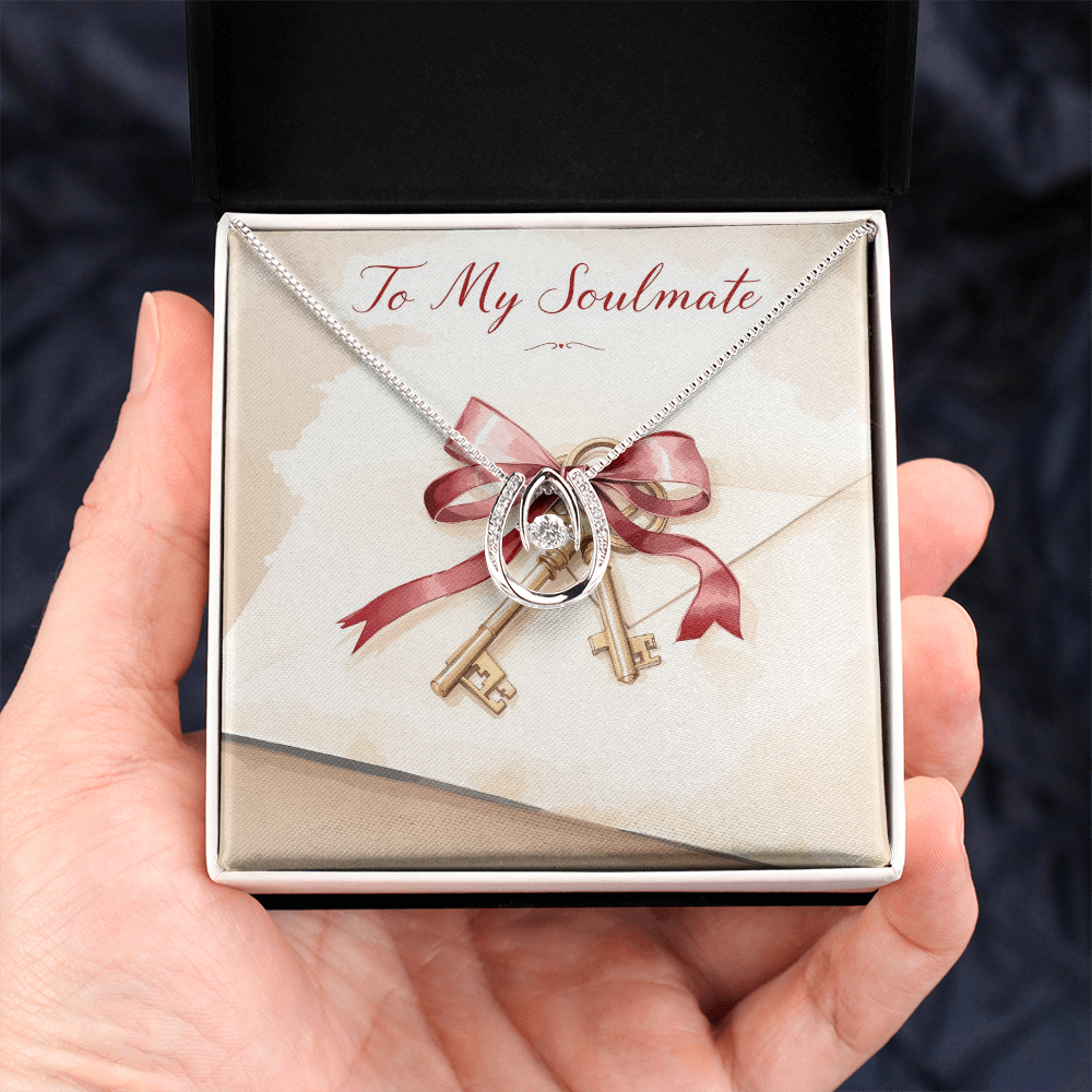 To My Soulmate Necklace - Vintage Love Letter