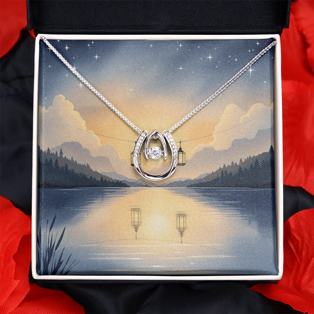 To My Soulmate Necklace - Lanterns at Twilight
