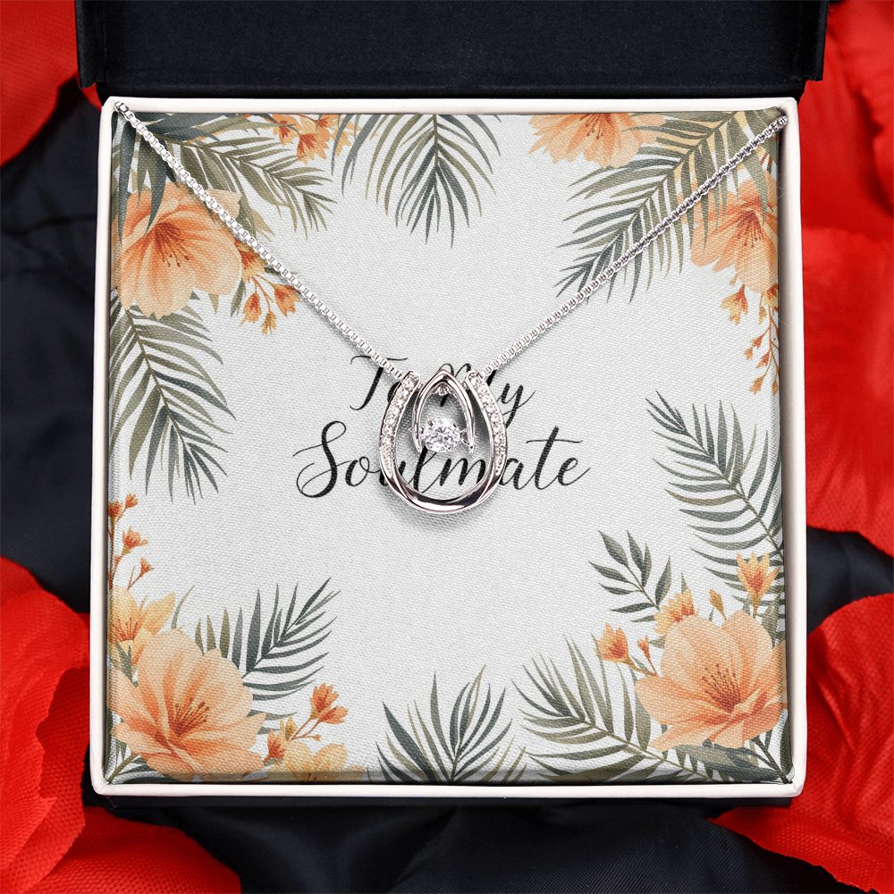 To My Soulmate Necklace - Sunset Promise