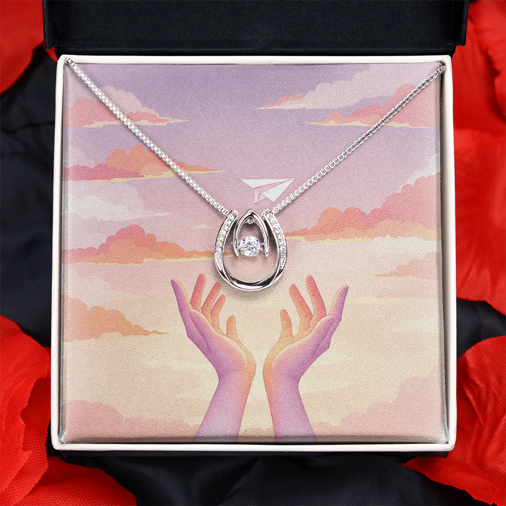 To My Soulmate Necklace - Paper Plane Wishes