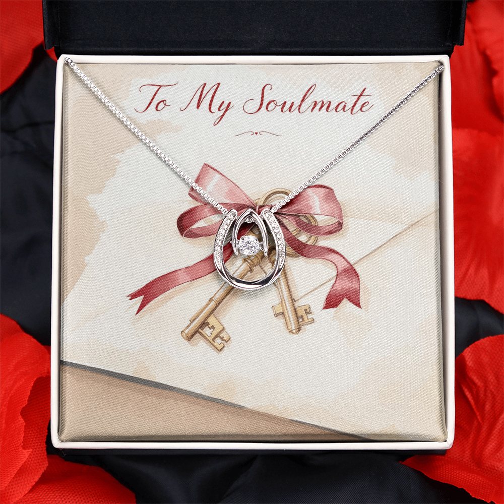 To My Soulmate Necklace - Vintage Love Letter