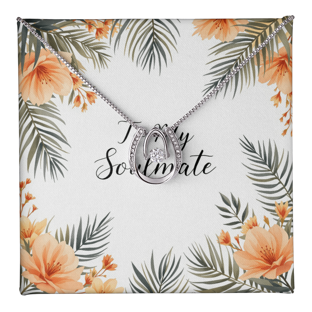 To My Soulmate Necklace - Sunset Promise